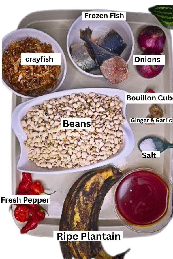 Ingredients on how to Cook Beans With Fried Plantain