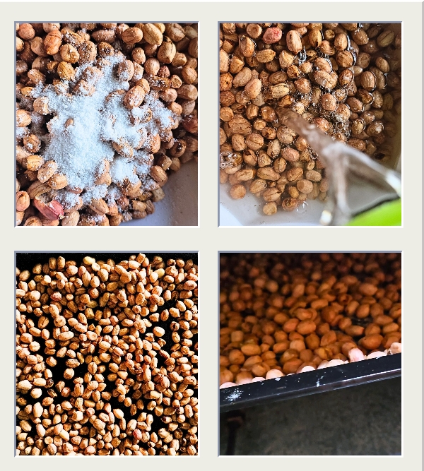 How to Roast Groundnuts (Peanuts) at Home