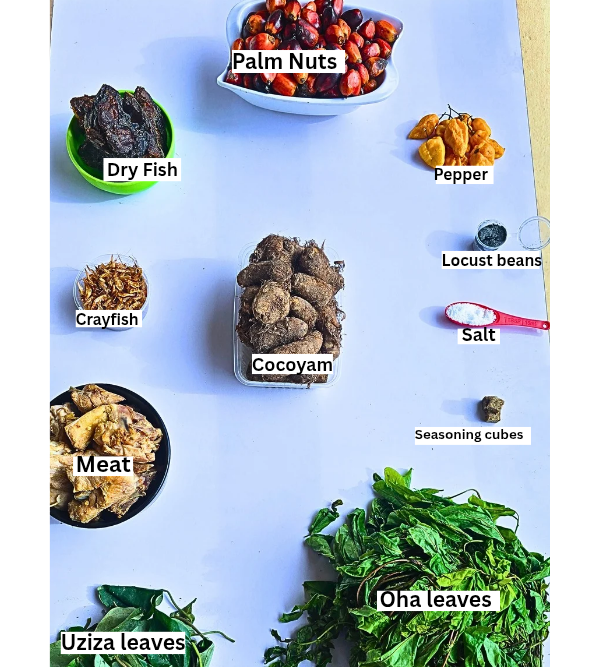 How-to-Make Oha-Soup-Ingredients