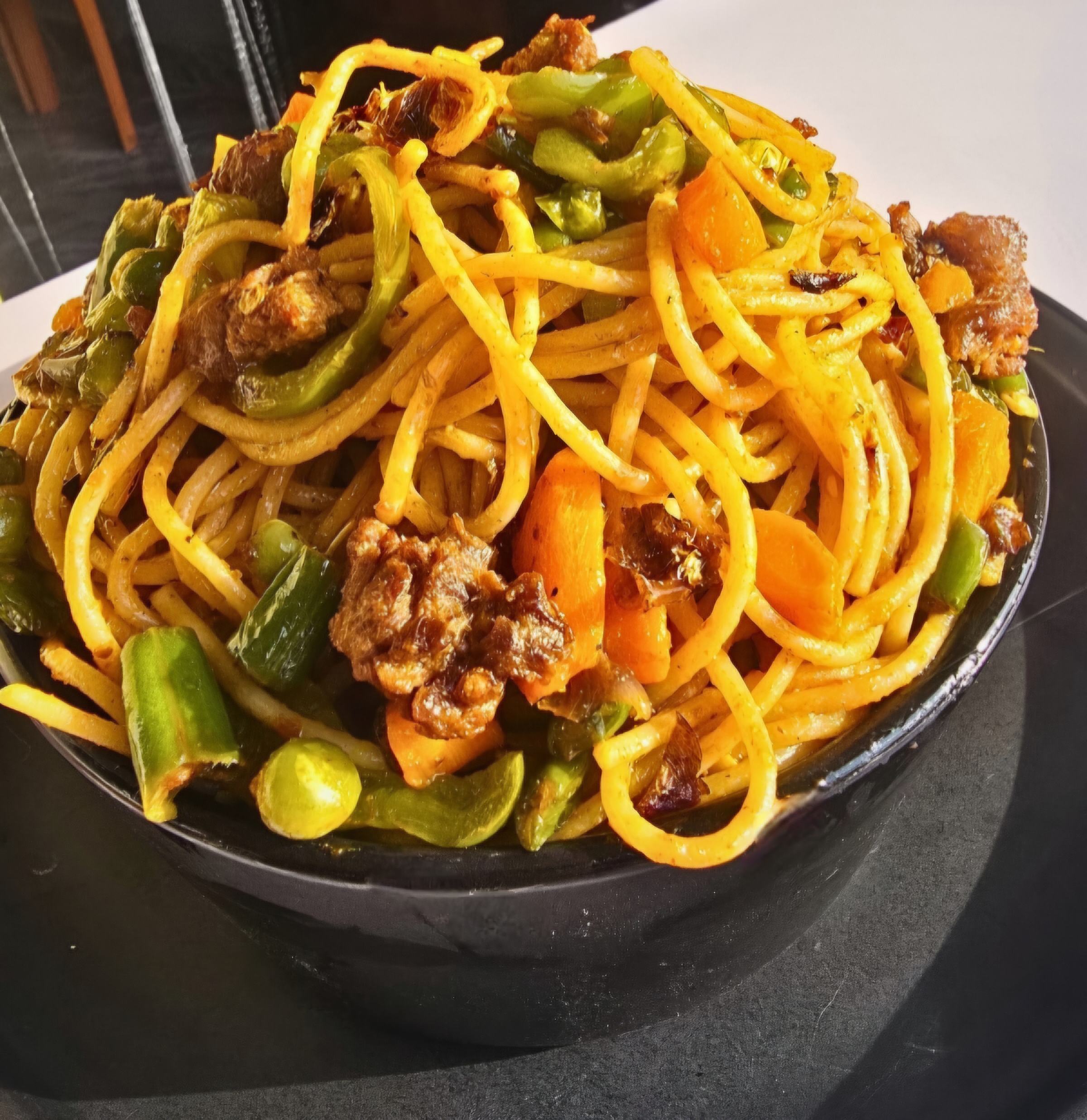 Stir-Fried Spaghetti