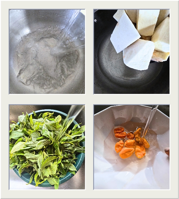 How to Cook Yam with green