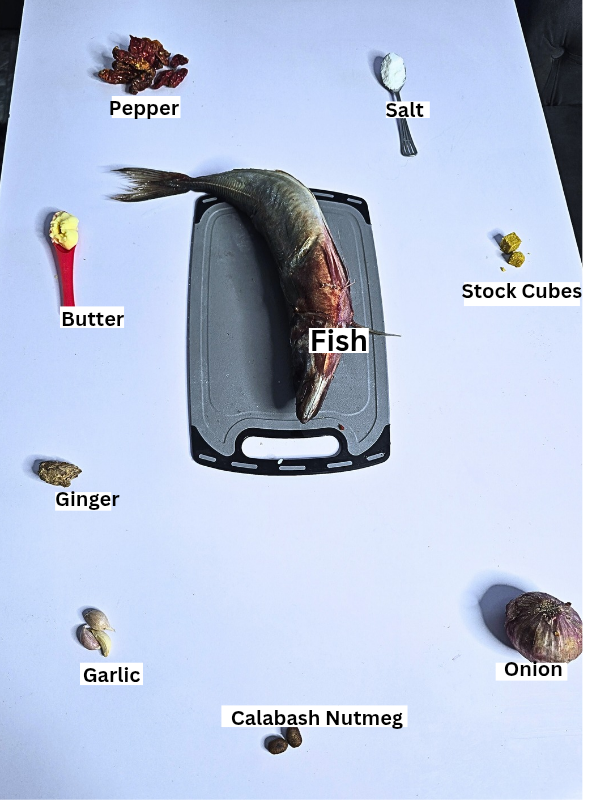 Ingredients on How to Make Grilled Fish