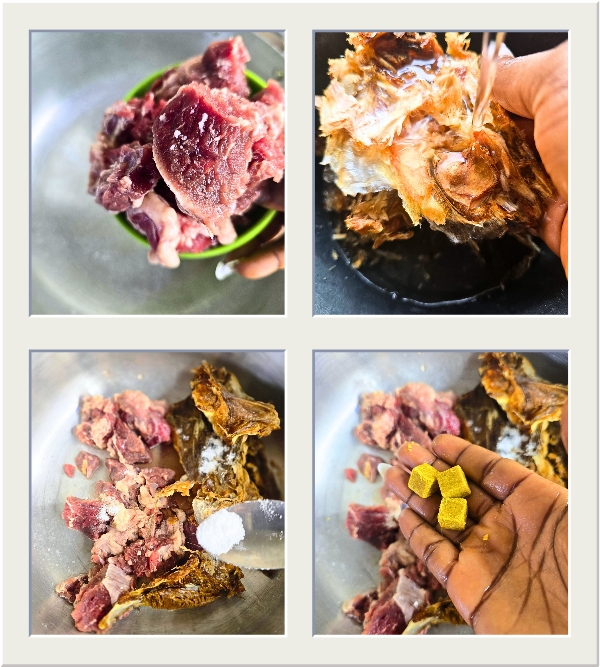 how to cook meat and stock fish