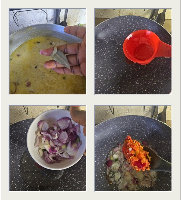 Step by step how to cook coconut rice with coconut milk