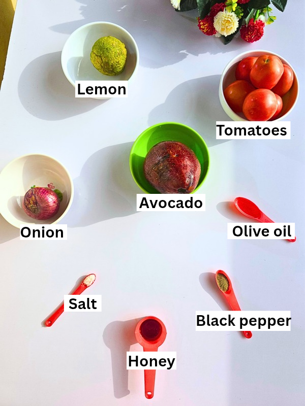 Easy Avocad Tomato Salad
