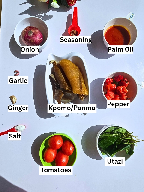 Nigerian Peppered Kpomo Dish
