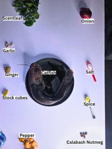 Nigerian Catfish Pepper Soup Ingredients