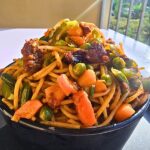 Stir-Fried Spaghetti