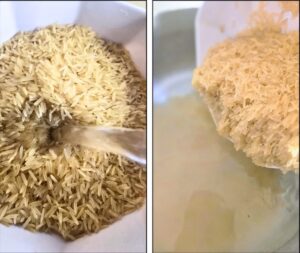 Step-by Step Method to cook Palm Oil rice