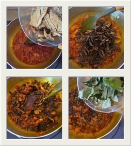 Cocoyam with Traditional Sauce Recipe