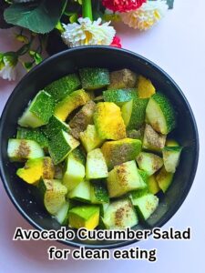Easy Nigerian Cucumber Avocado Salad Recipe