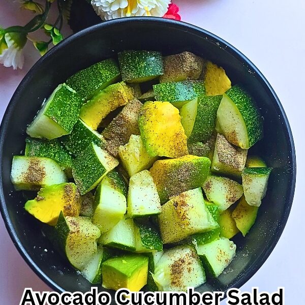 Easy Nigerian Cucumber Avocado Salad Recipe