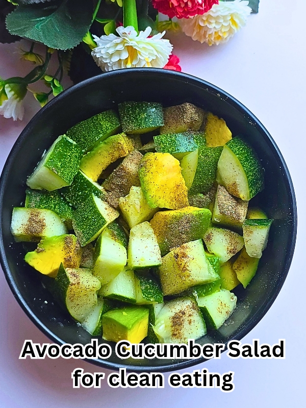 Easy Nigerian Cucumber Avocado Salad Recipe