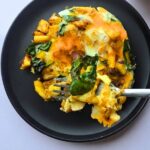 Potato Eggs and Spinach Recipe