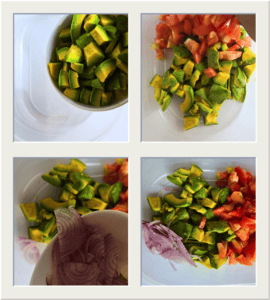 Easy Avocado Tomato Salad (with Honey Lemon Dressing)
