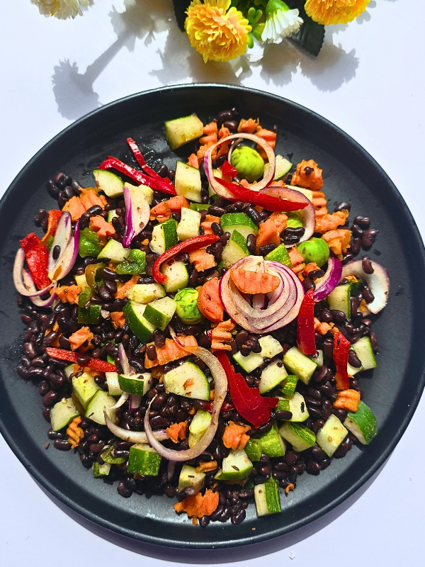 How to Make Nigerian Black Bean Salad