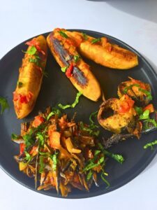 Nigerian Bole and Fish