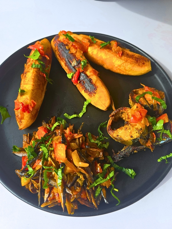 Nigerian Bole and Fish