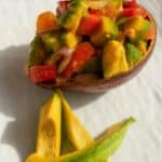 Easy Avocado Tomato Salad (with Honey Lemon Dressing)